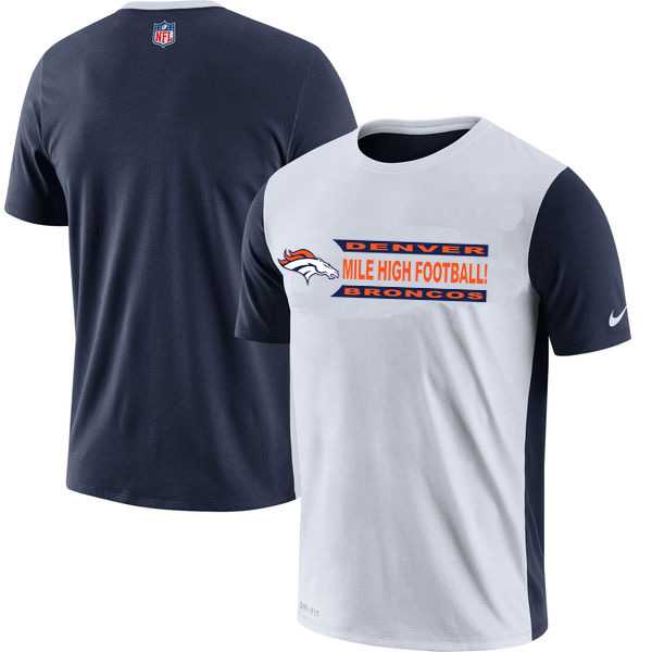 Denver Broncos Nike Performance T-Shirt White,We sell and wholesale Denver Broncos Nike Performance T-Shirt White on line form chian!